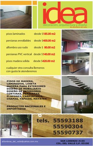 Diez por ciento 
de descuento en 
Tapiz y Cortinas

   

