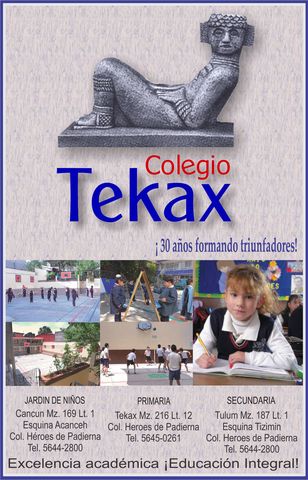 “Colegio Tekax” 10% de descuento en inscripción y 5% en colegiatura

